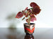 Dumler & Breiden planter, brown and red glaze