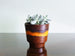 Dumler & Breiden planter, copper brown with orange band